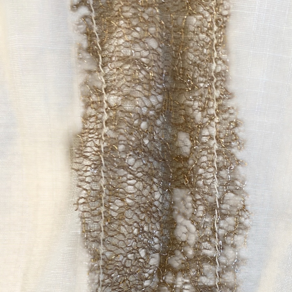 Free People Beaded Low Back Embellished Blouse - med - Picture 6 of 13